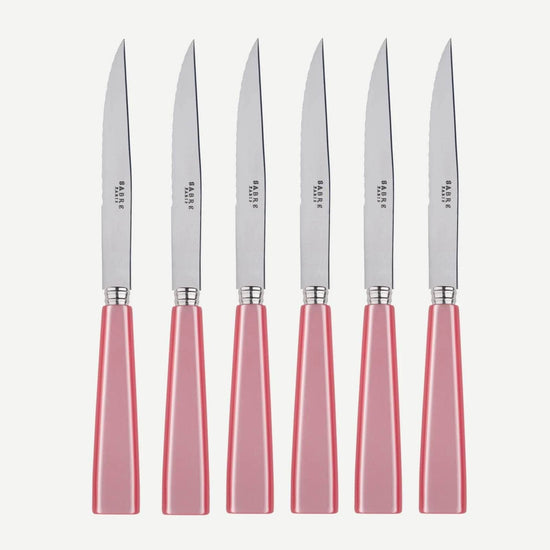 Icône 6 Steak Knives | Violet Pink