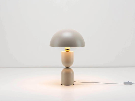 Sand mushroom dome table lamp