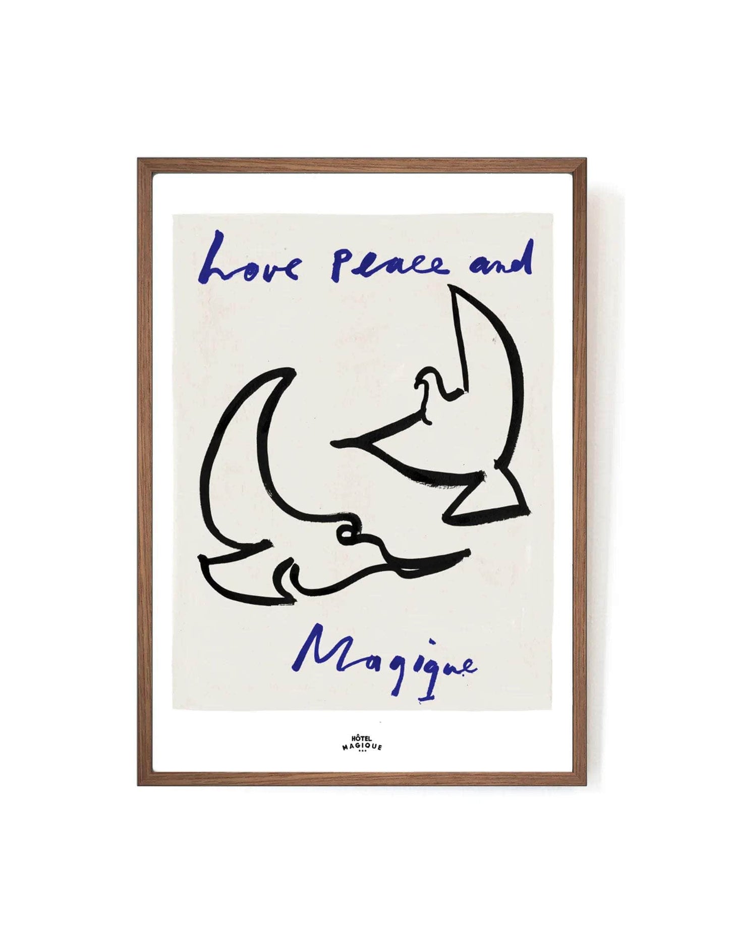 Love Peace and Magique Art Print
