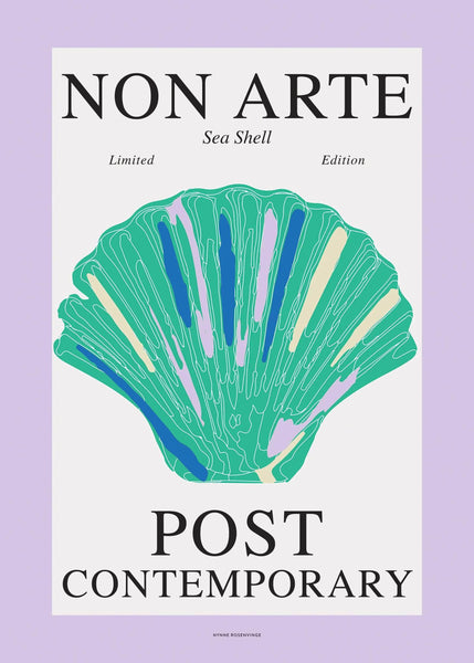 Sea Shell Green Poster Print