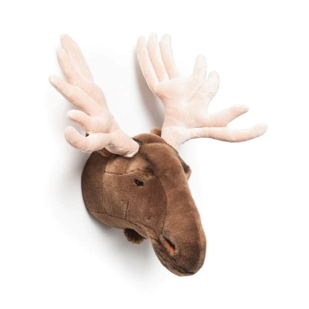 Alfred the Moose Wall Mounted Plush Head
