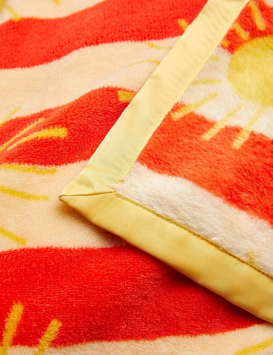 Child's Sun Stripe Fleece Bedspread