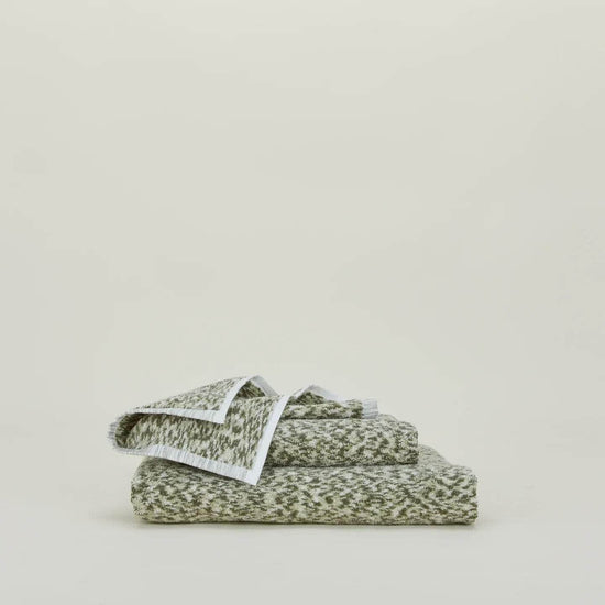 Space Dye Terry Towel - Olive