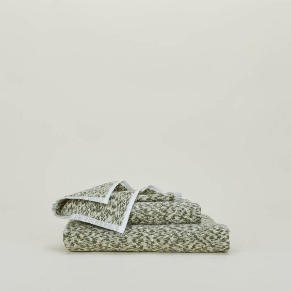 Space Dye Terry Towel - Olive