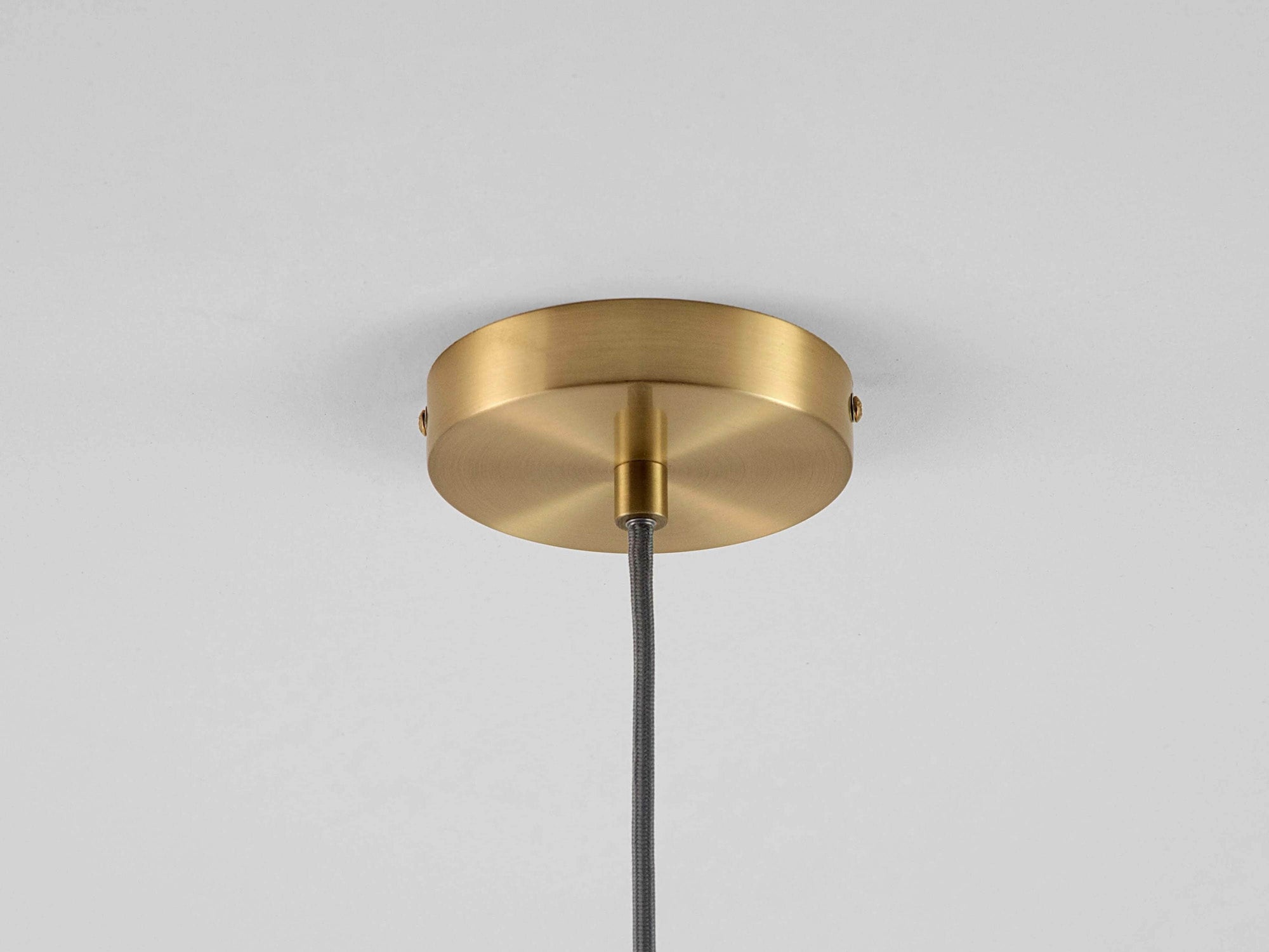 Ribbed Clear Glass Shade Ceiling Light