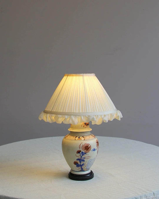 Silk Ivory Coolie Lampshade
