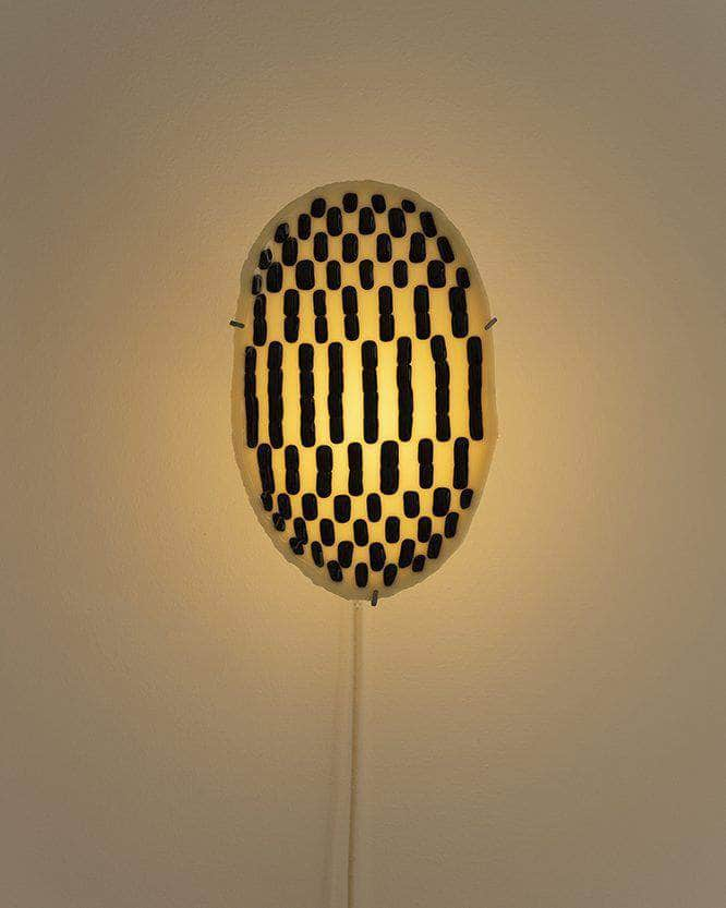 Black Beige Wall Lamp