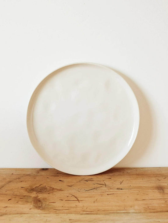 Large Plates in Milk | Set of 2