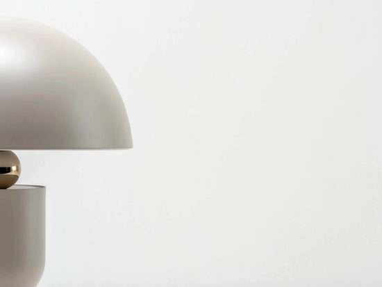 Sand mushroom dome table lamp