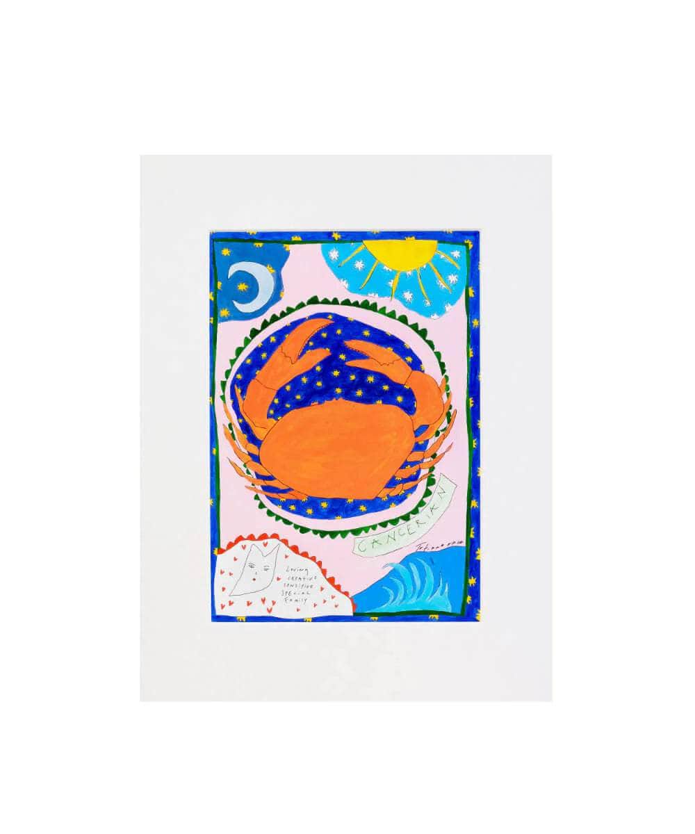 Cancerian Horoscope Art Print