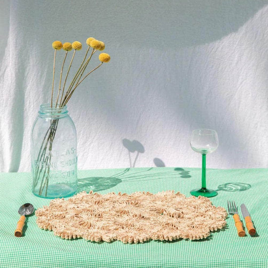 Fleur Raffia Placemat