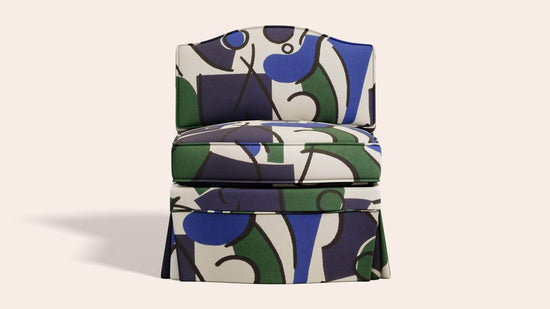 Felix Slipper Chair, Seaweed