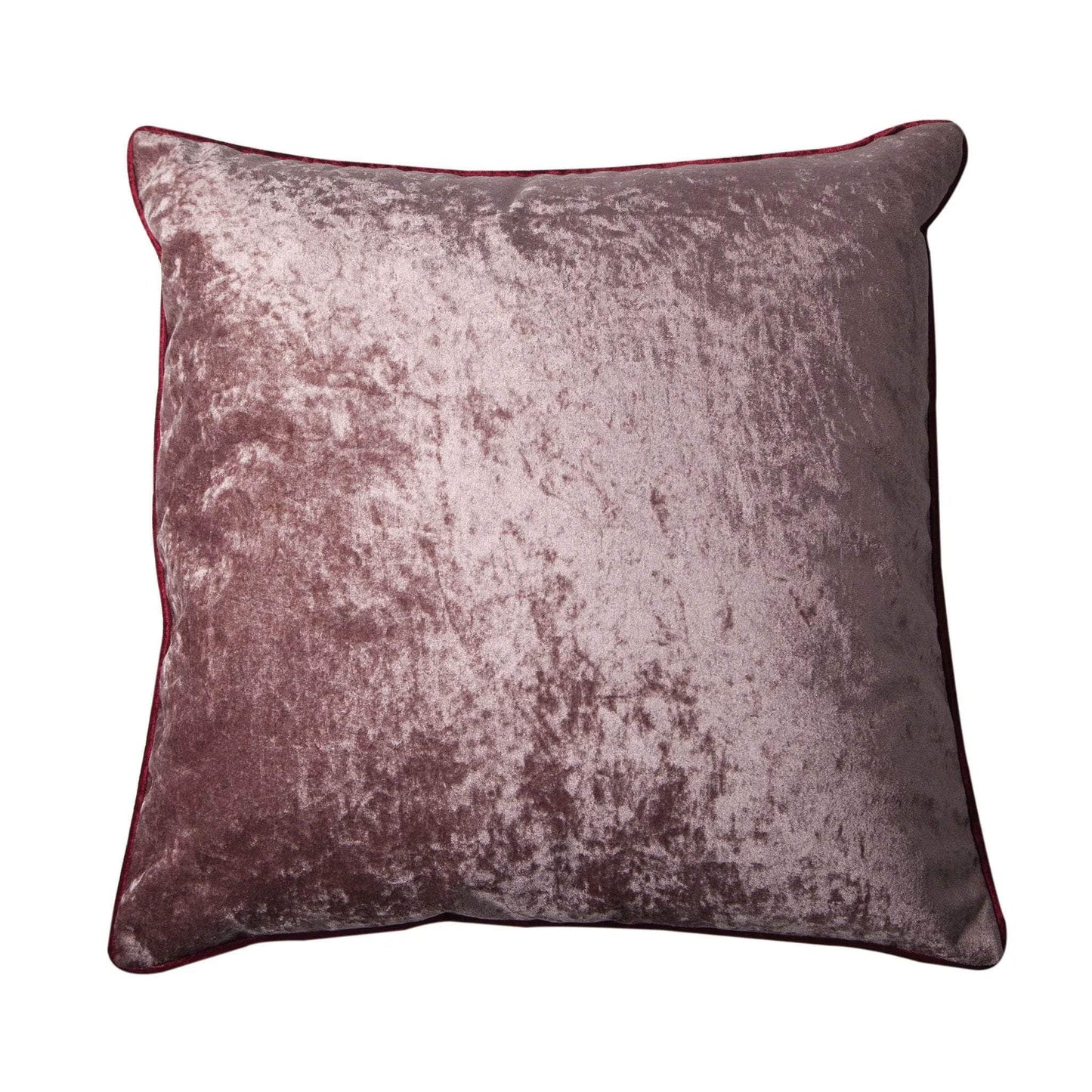 Load image into Gallery viewer, Berry &amp;amp; Rose Taupe Velvet Cushion
