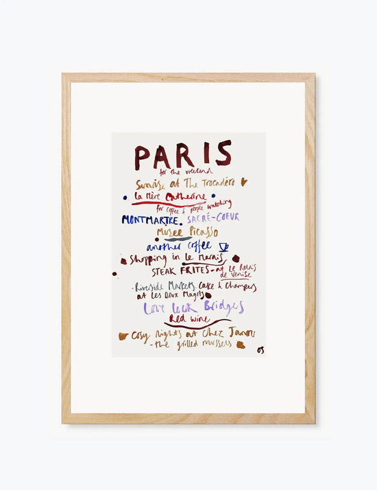 Paris | Wall Art Print