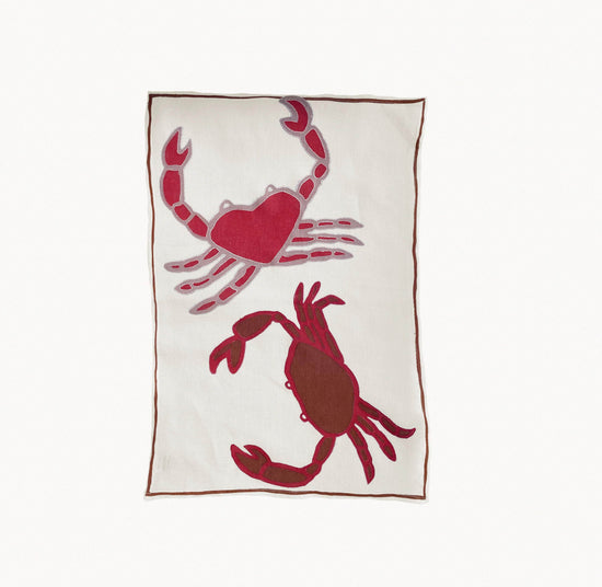 Load image into Gallery viewer, Crab Tea Towel
