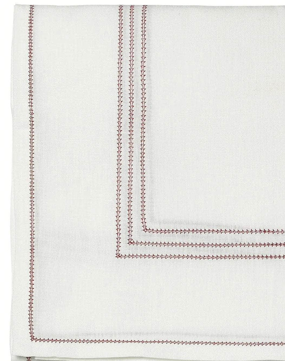 Tablecloth Hemstitch Red
