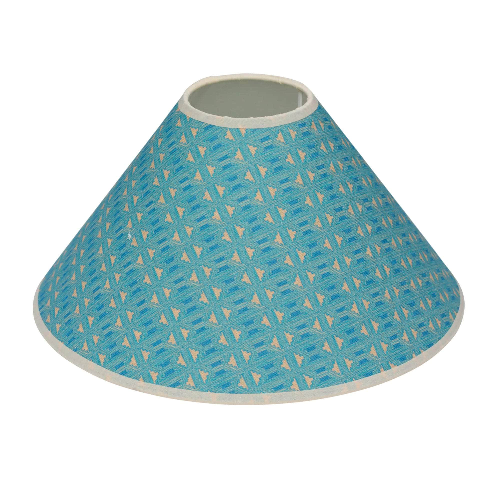 Bankole | Cheikh Blue Cone 14" Lampshade