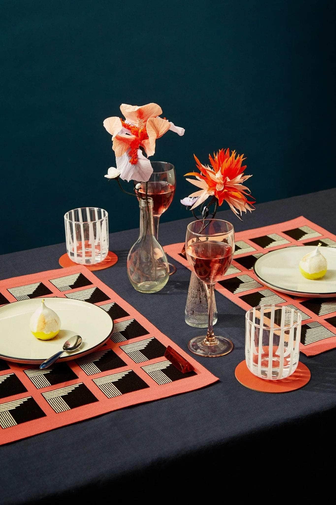 Deep Space Jacquard Placemat | Bubblegum