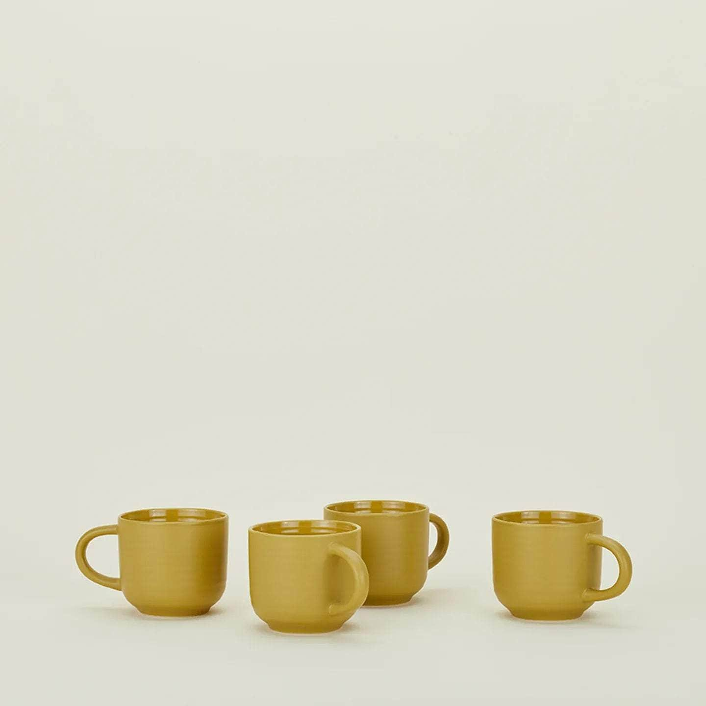 Essential Mug - Set Of 4, Mustard