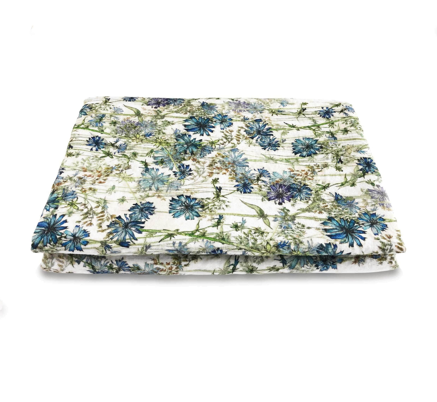 Wild Chicory Linen Table Cloth