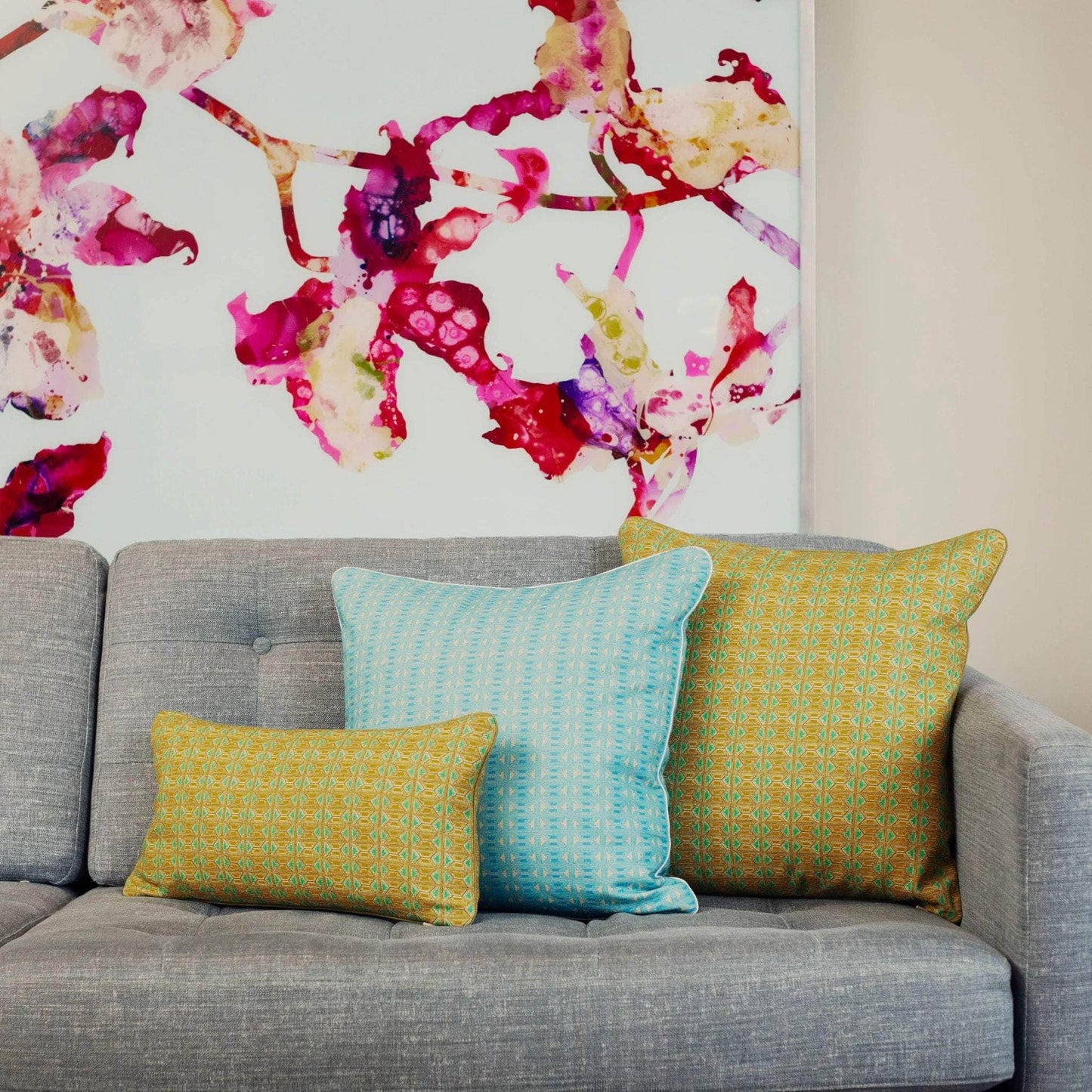 Bankole | Cheikh Blue Large Cushion