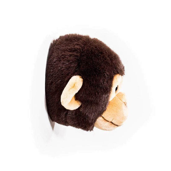 Joe the Monkey Wall Mounted Plush Head