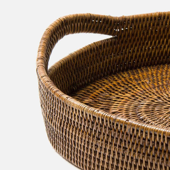 Pegu Rattan Tray | Brown