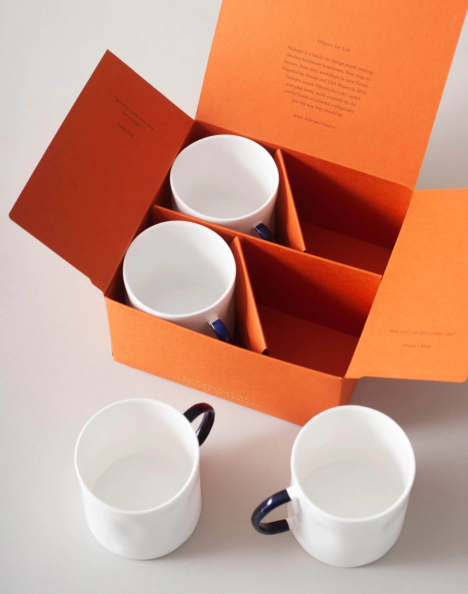 Set of Four 7oz Coffee Mugs