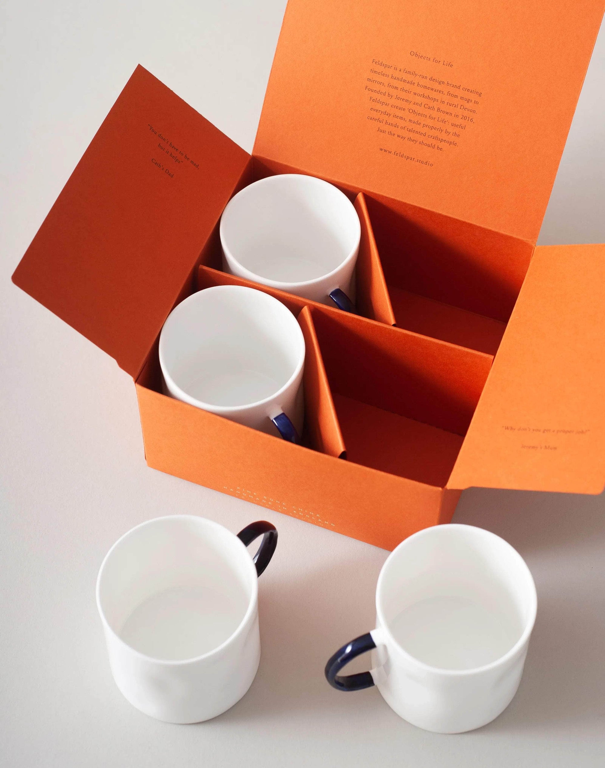 Set of Four 7oz Coffee Mugs