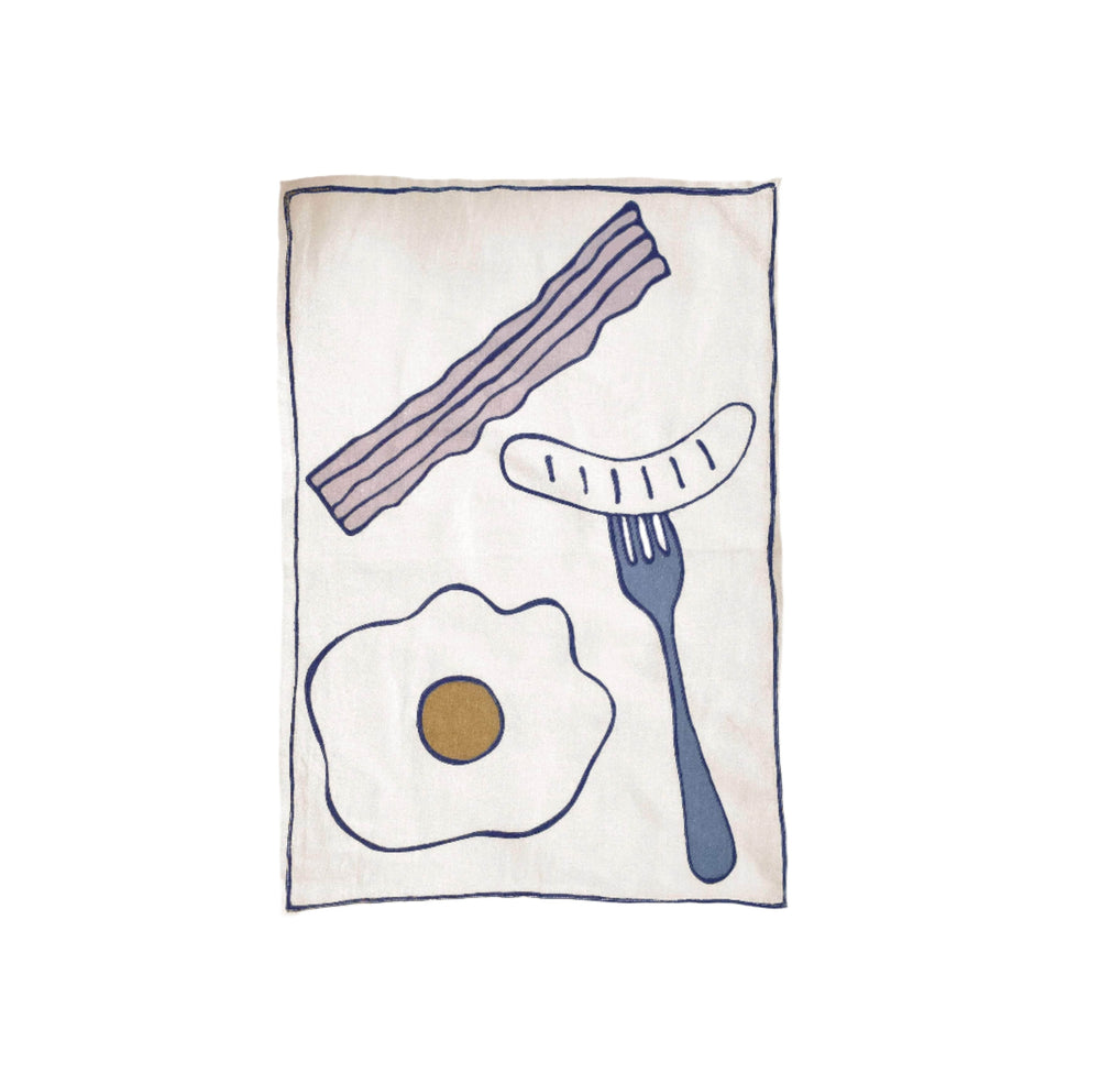 Eggs & Bacon Tea Towel