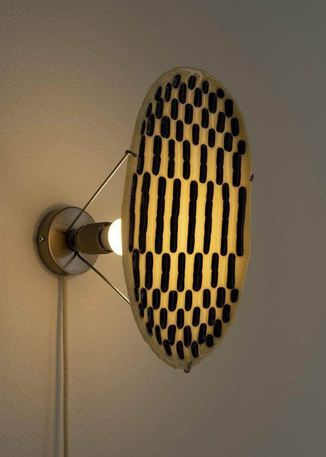 Black Beige Wall Lamp