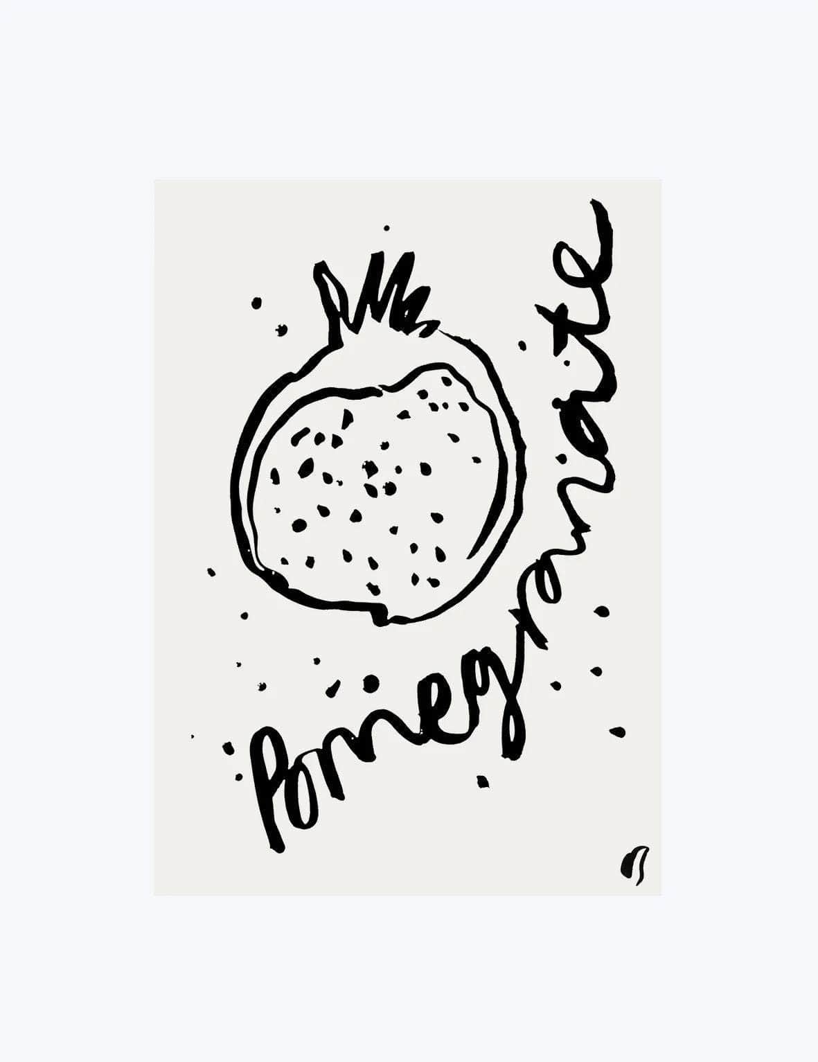 The Pomegranate | Wall Art Print