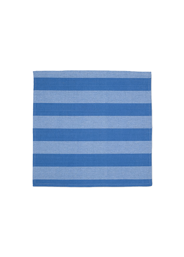 Cornflower Blue Stripe Napkins (Set of 2)