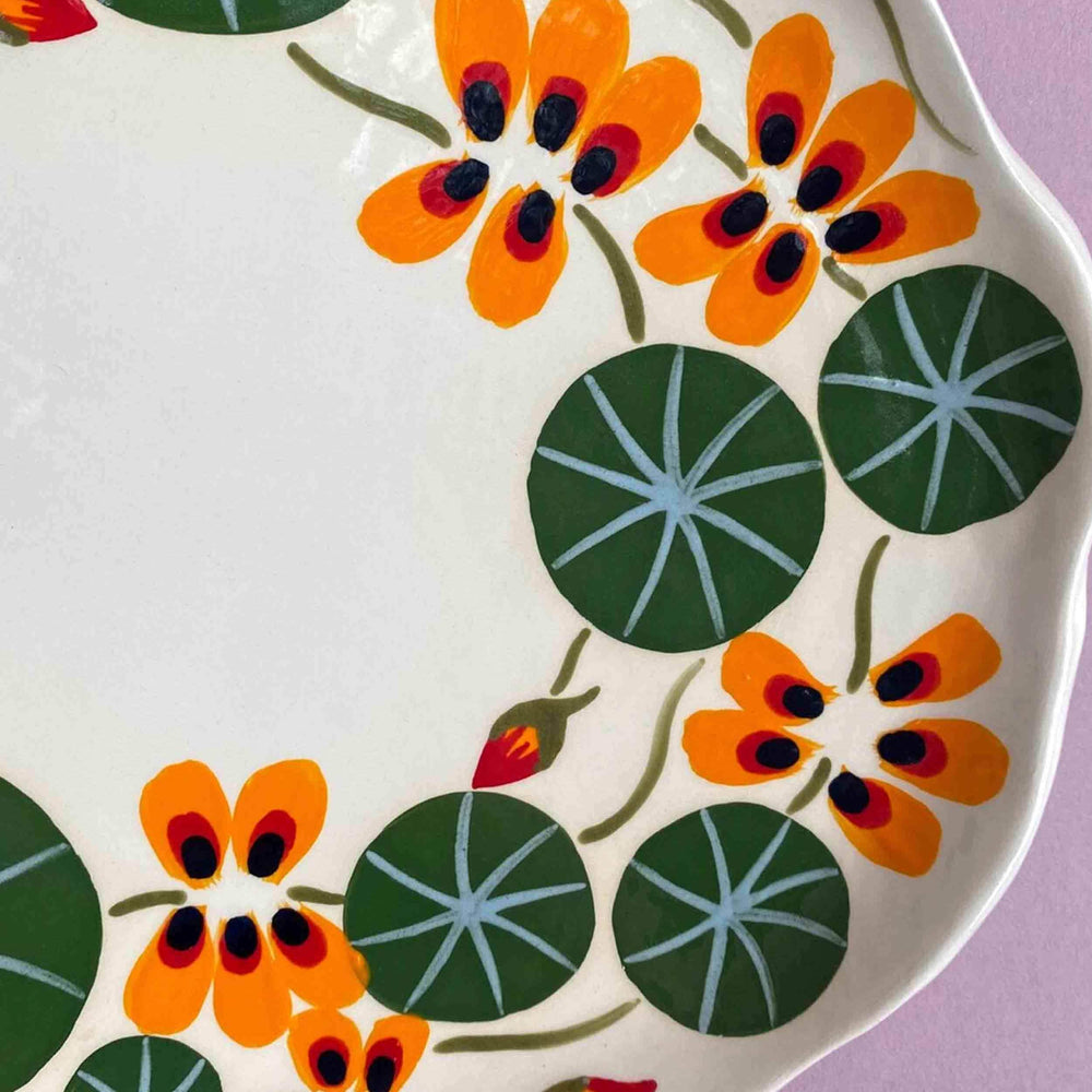 Nasturtium Serving Platter