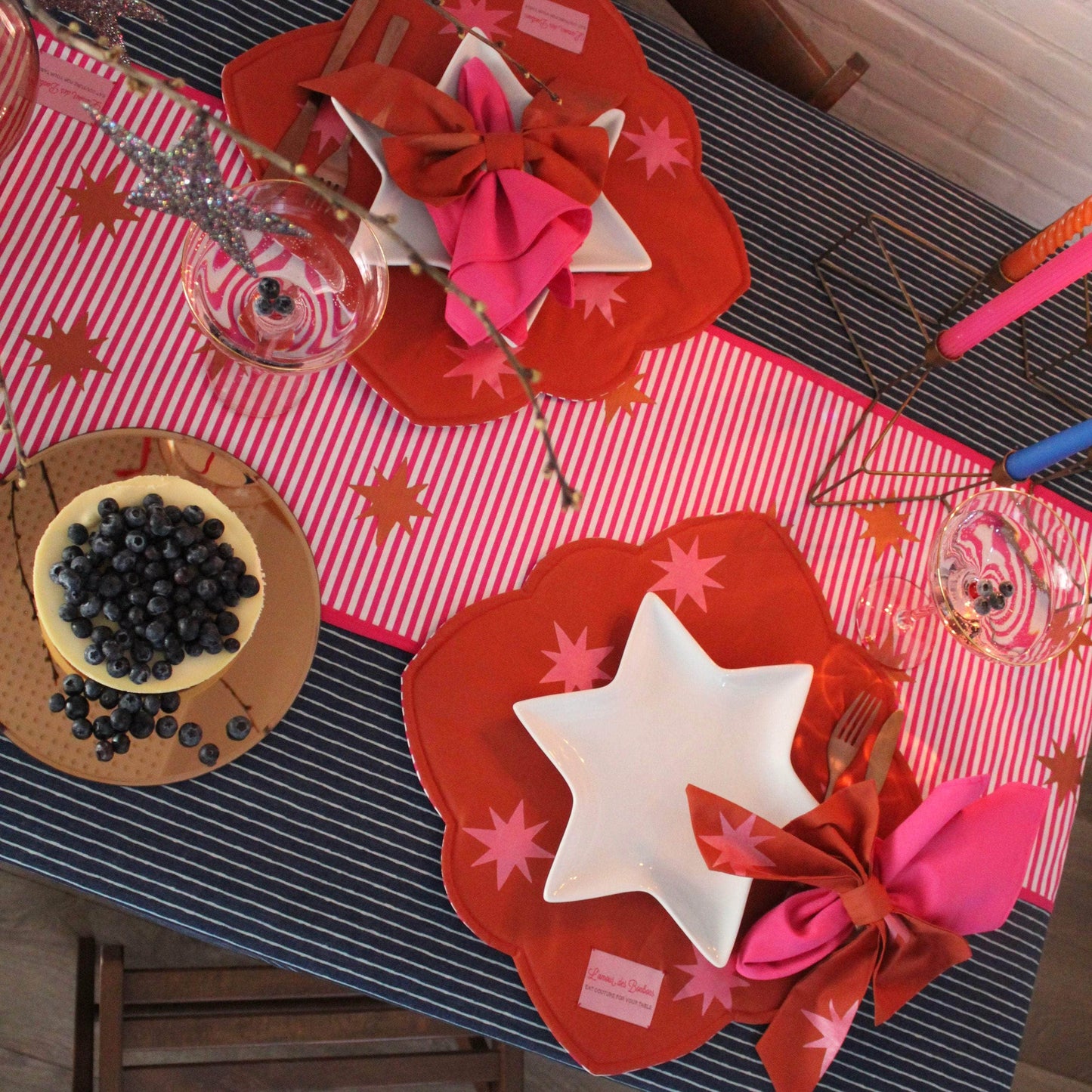 It's a kind of Magique Napkin Ring Pink Stars