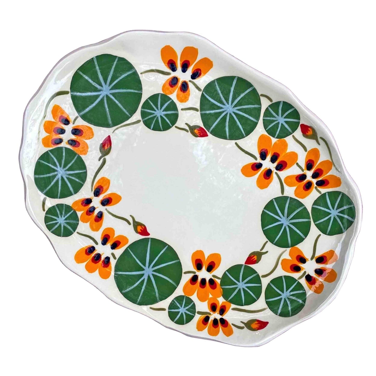 Nasturtium Serving Platter