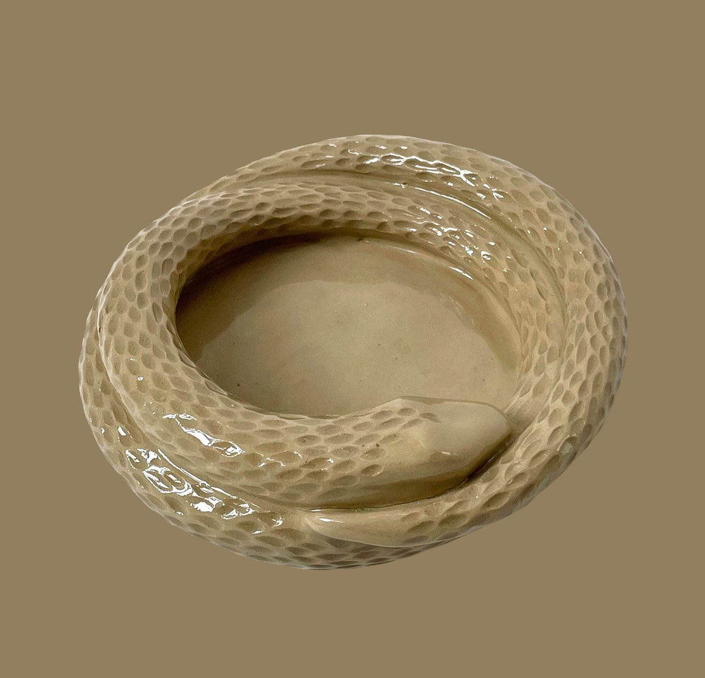 Snake Bowl - Olive Green