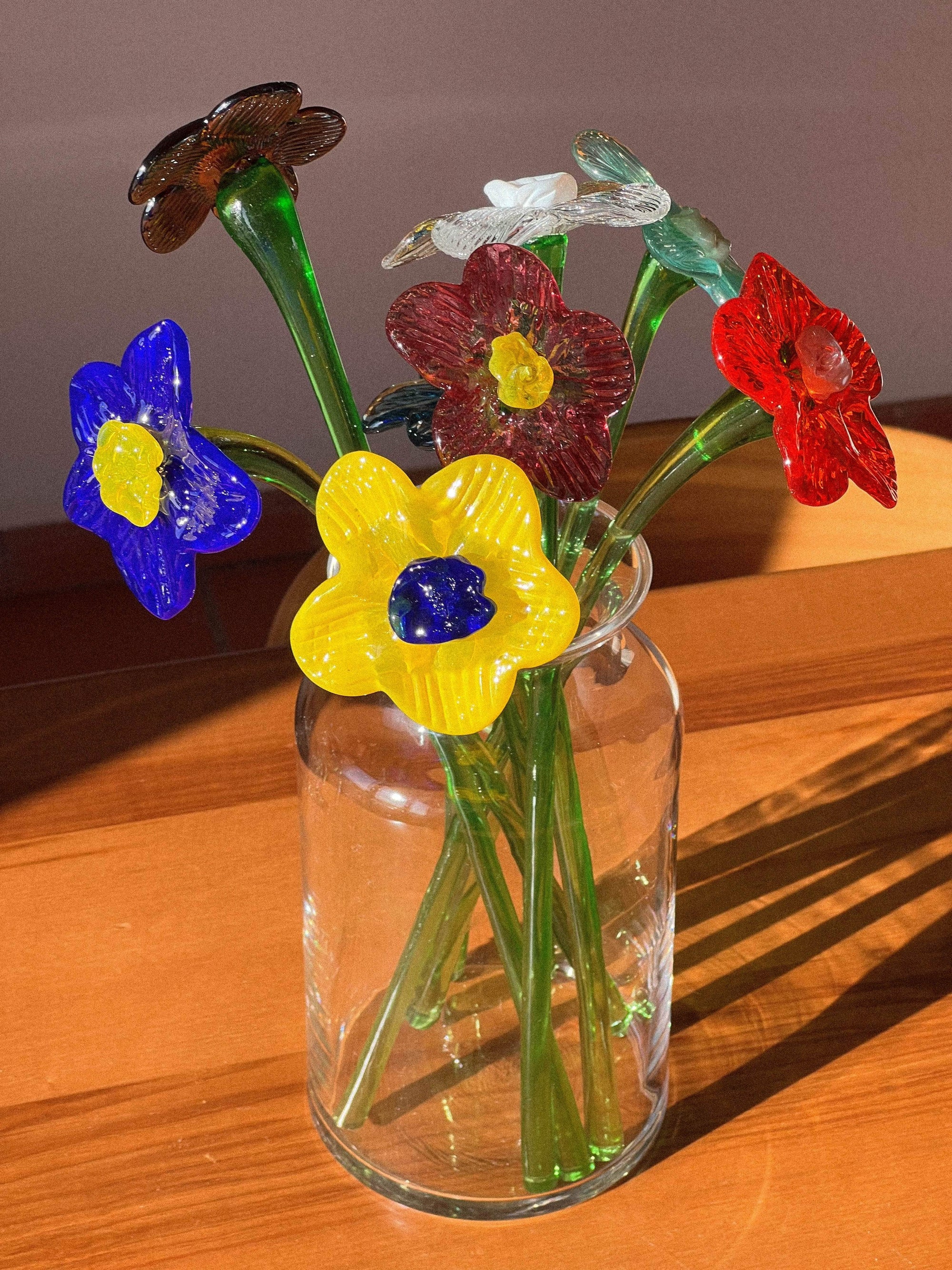 Mouthblown Crystal Vase