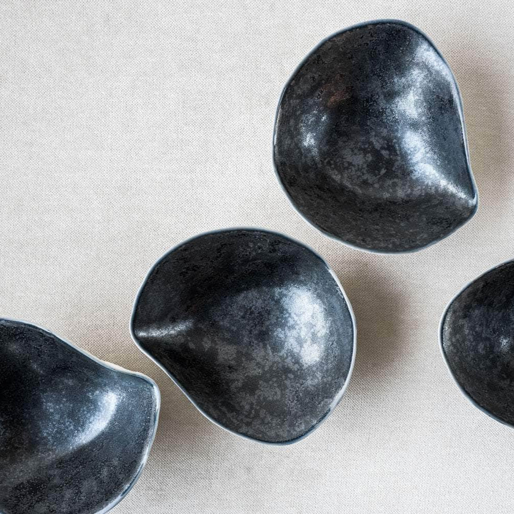 Set of Two Side Bowls / Graphite Grey / Indulge nº2