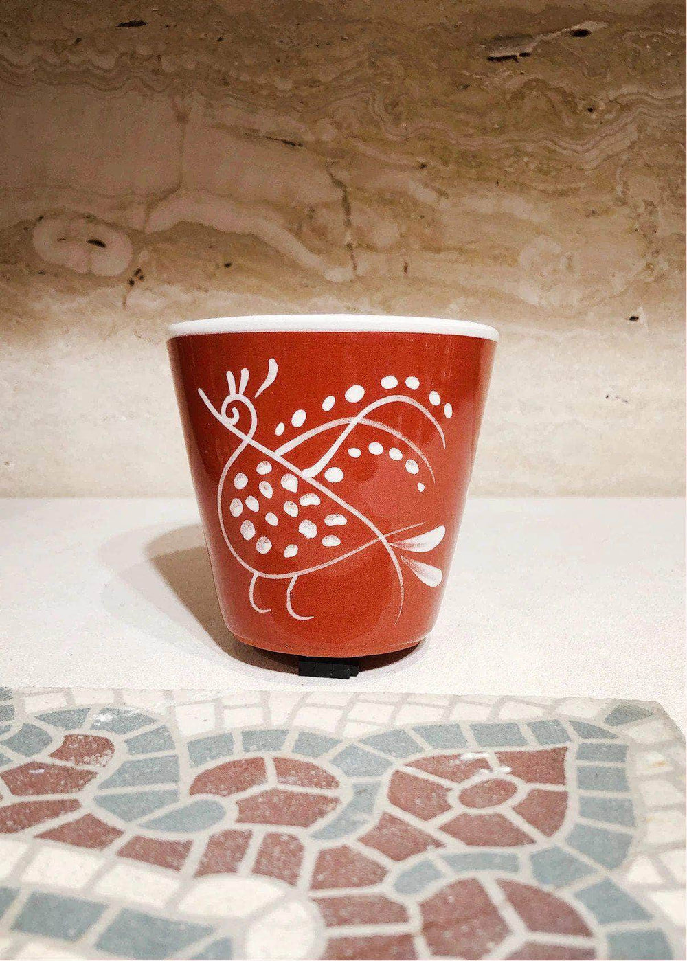 Anthologist Ceramic Espresso Cup Red Clay, Pagoni