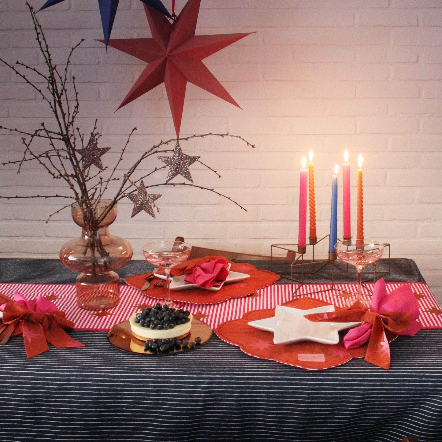 It's a Kind of Magique Napkin Ring Bronze Stars