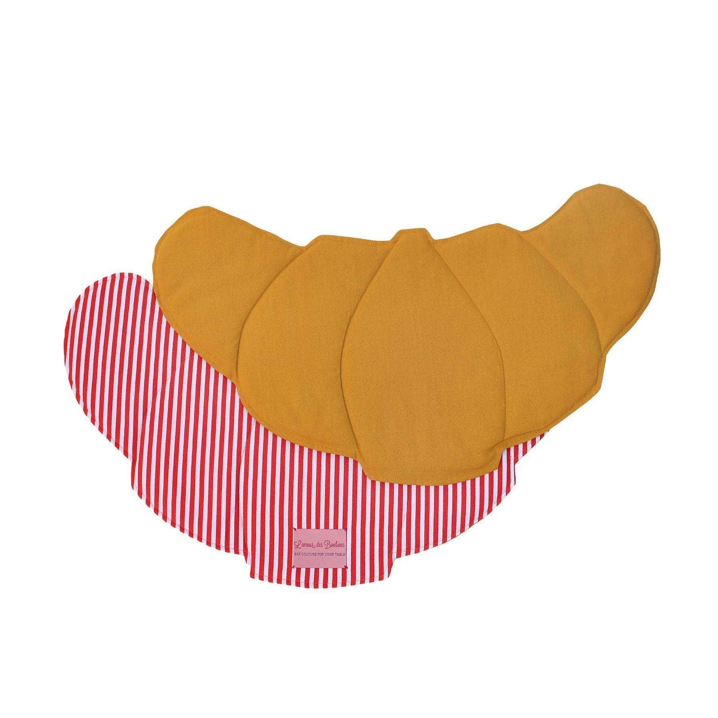 Croissant Je T'aime Placemat Red