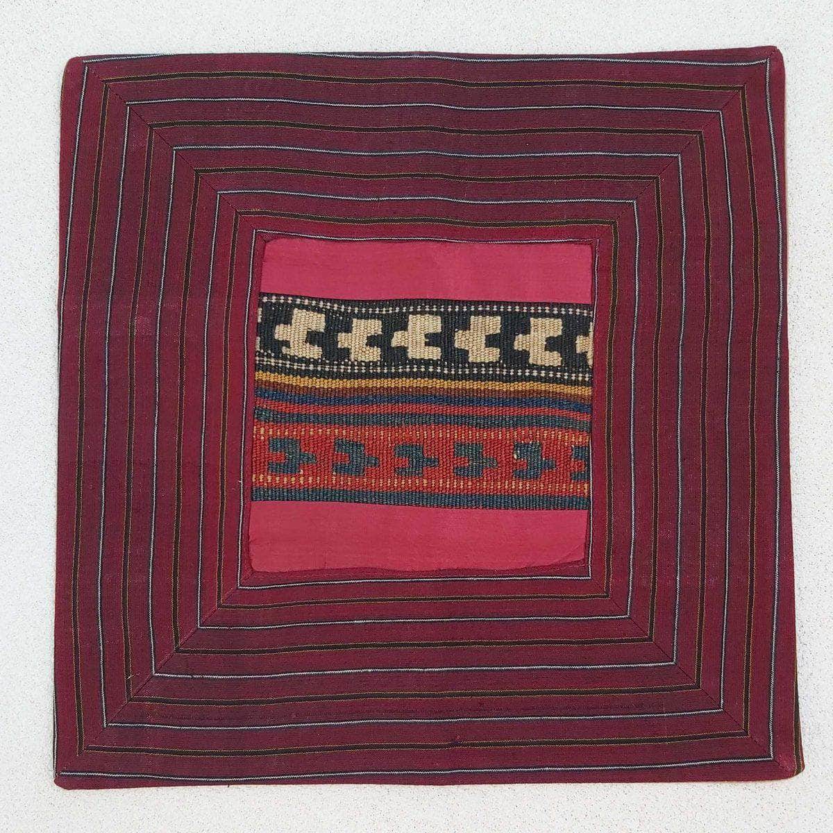 Load image into Gallery viewer, Antique Robe Framed Kilim Fragment Pillow Cover
