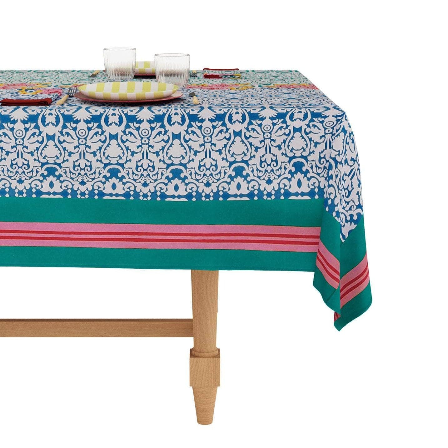 Cotton Tablecloth | Dam Dam Veronese Blue