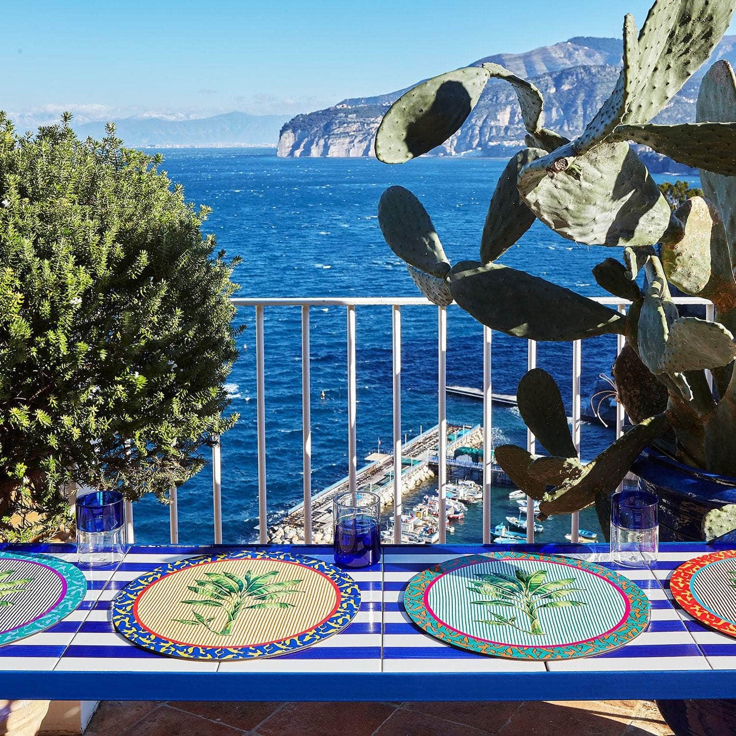 Masonite Placemat Banano Pervinch