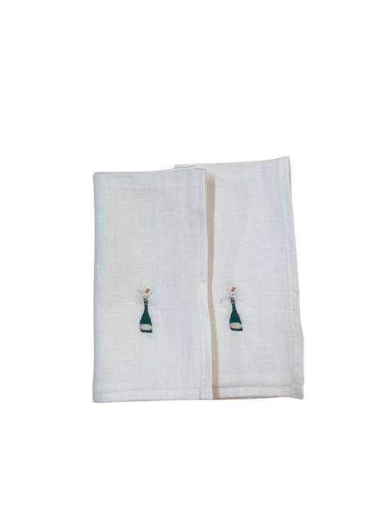 Poppin' Champagne Linen Napkins