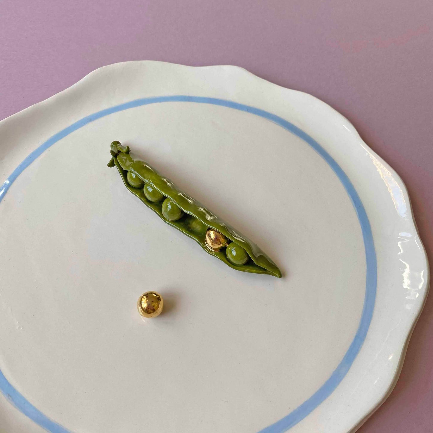 'Some Things Aren't Meant to Pea' plate