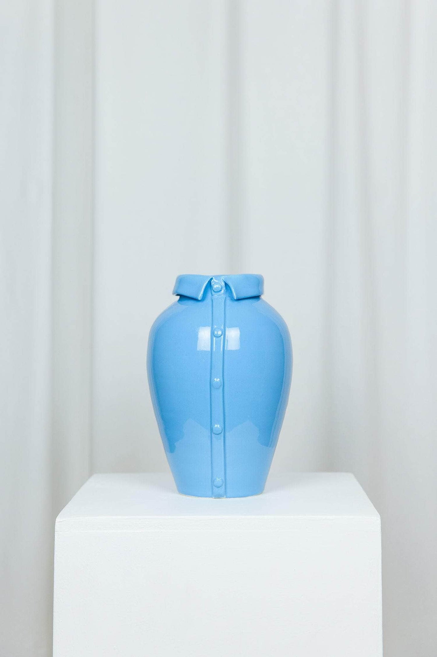 Shirt Vase Blue
