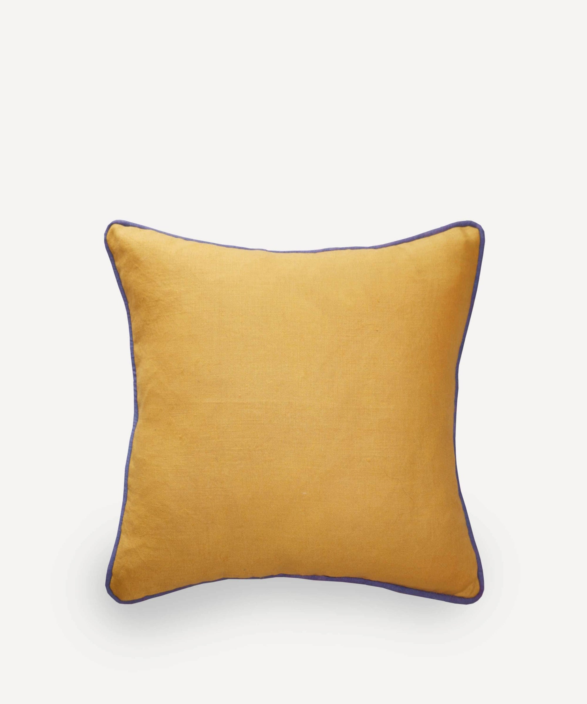 Contrast Cushion in Mustard and Purple