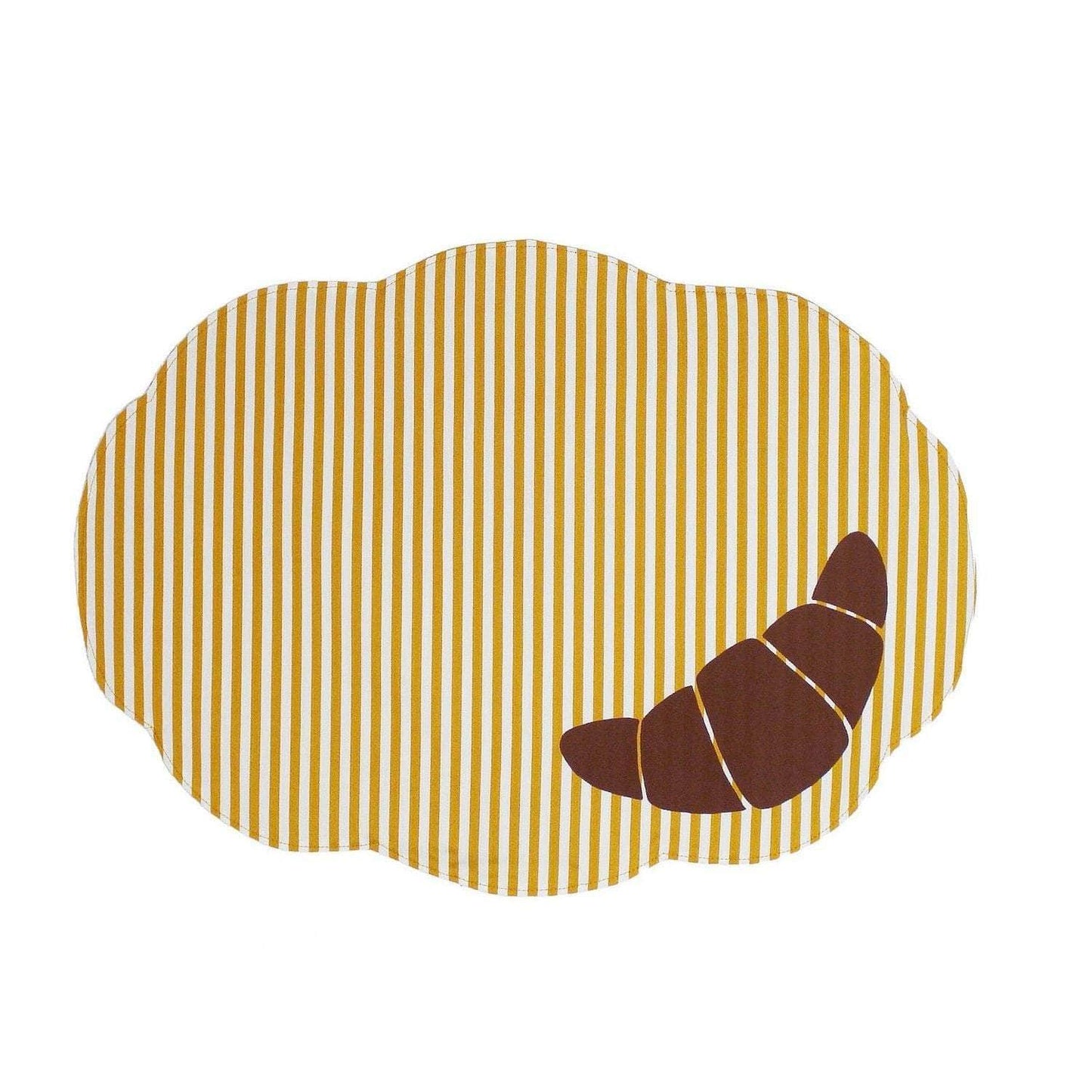 Amour Croissant Placemat Yellow